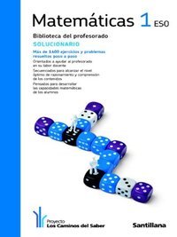 Portada Solucionario Matematicas 1 ESO Santillana PDF Descargar