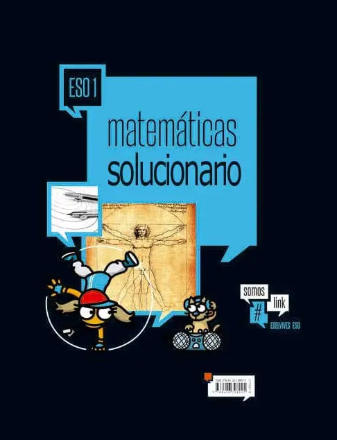 Portada Solucionario Matematicas 1 ESO Edelvives Somoslink