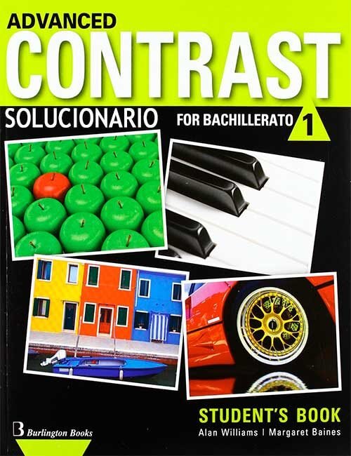 Portada Advanced Contrast for Bachillerato 1 Solucionario