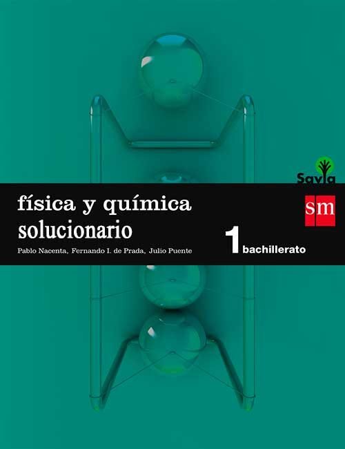 Portada Solucionario Física y Química 1 Bachillerato SM