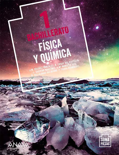 Portada Solucionario Física y Química 1 Bachillerato Anaya